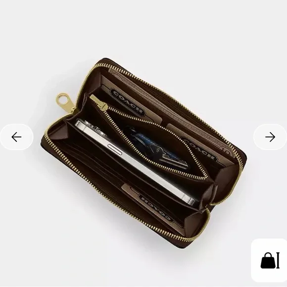 Coach Long Zip Around Wallet
In Signature Canvas - Picture 9 of 15